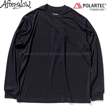AFTERGLOW PD BASIC L/S T-SHIRTS BLACK