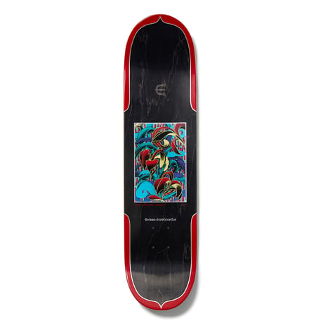 EVISEN SKATEBOARDS HANA-BI Artwork by Julien Colombier FIRE MELLOW CONCAVE 8.0