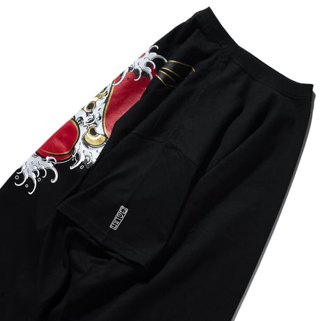 4D7S HEAIGHT NAMIDARUMA TOSHIKAZU NOZAKA S/S TEE black