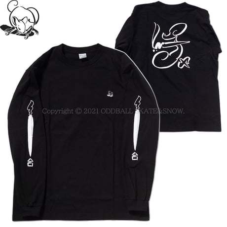 POSSESSED SHOE CO USUIMIDORI L/S TEE Black