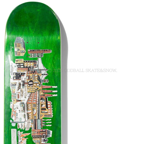 TRAFFIC INDUSTRIAL CITY BLOCKS DECK Art by Charlie Dunkel 8.25