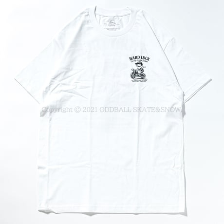 HARD LUCK SERVICE STATION S/S TEE white