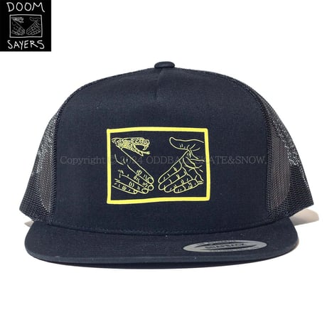 DOOM SAYERS Snake Shake Trucker Hat Black