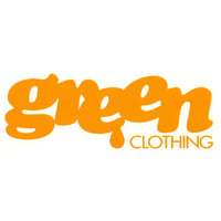 GREEN CLOTHING DIE CUT STICKER LOGO LARGE yamabuki