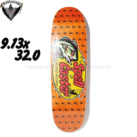 BLOOD WIZARD SPELL CASTOR 9.13 CUSTOM SHAPE ORANGE