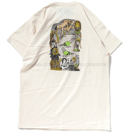 ANTI HERO Pigeon Vision John Herndon S/S TEE natural