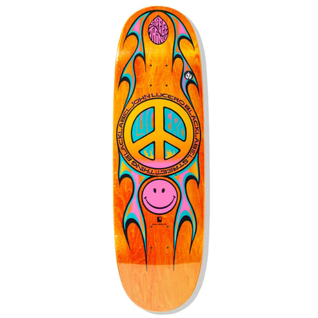 BLACK LABEL LUCERO STREET THING CUSTOM SHAPE 9.5 orange