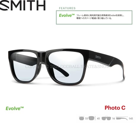 SMITH Lowdown 2 Black Photochromic Clear