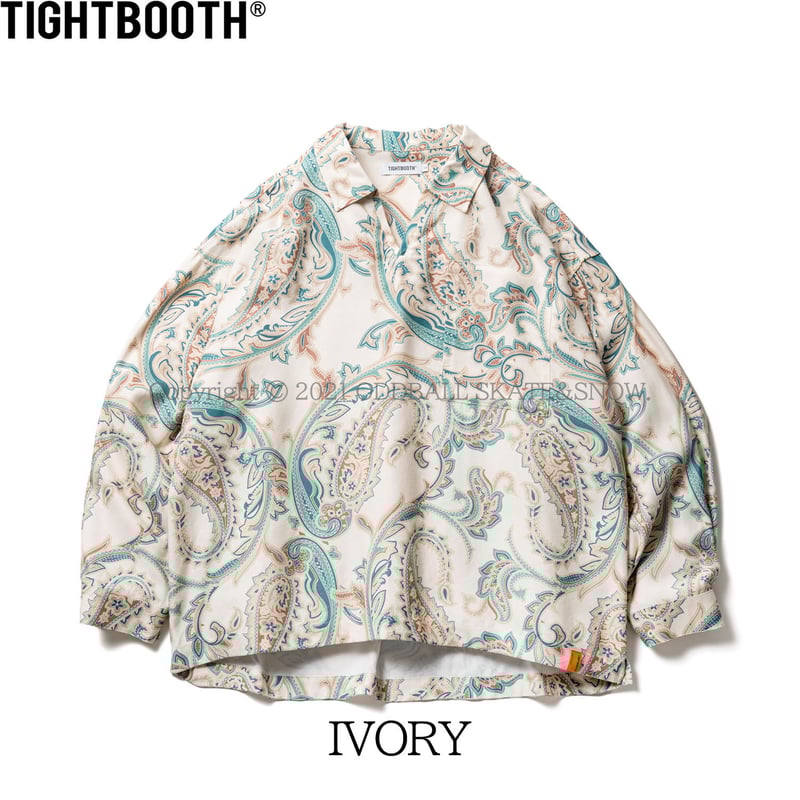 TBPR PAISLEY L/S OPEN SHIRT 新品Lサイズ TBPR PAISLEY L/S OPEN SHIRT | ODDBALL SKATE&SNOW
