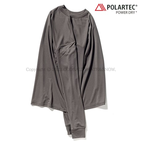 AFTERGLOW PD BASIC L/S T-SHIRTS STAY GRAY