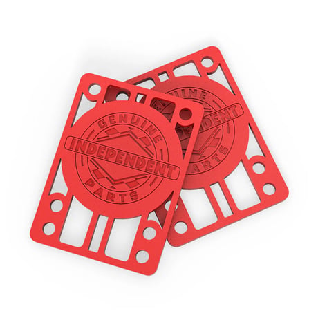 INDEPENDENT RISER PADS 1/8 Red (２枚組）