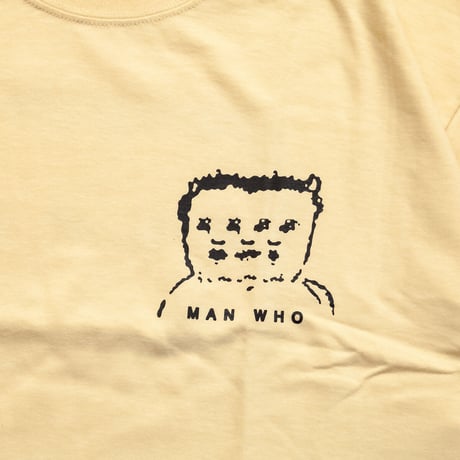 MAN WHO S/S TEE vegas gold