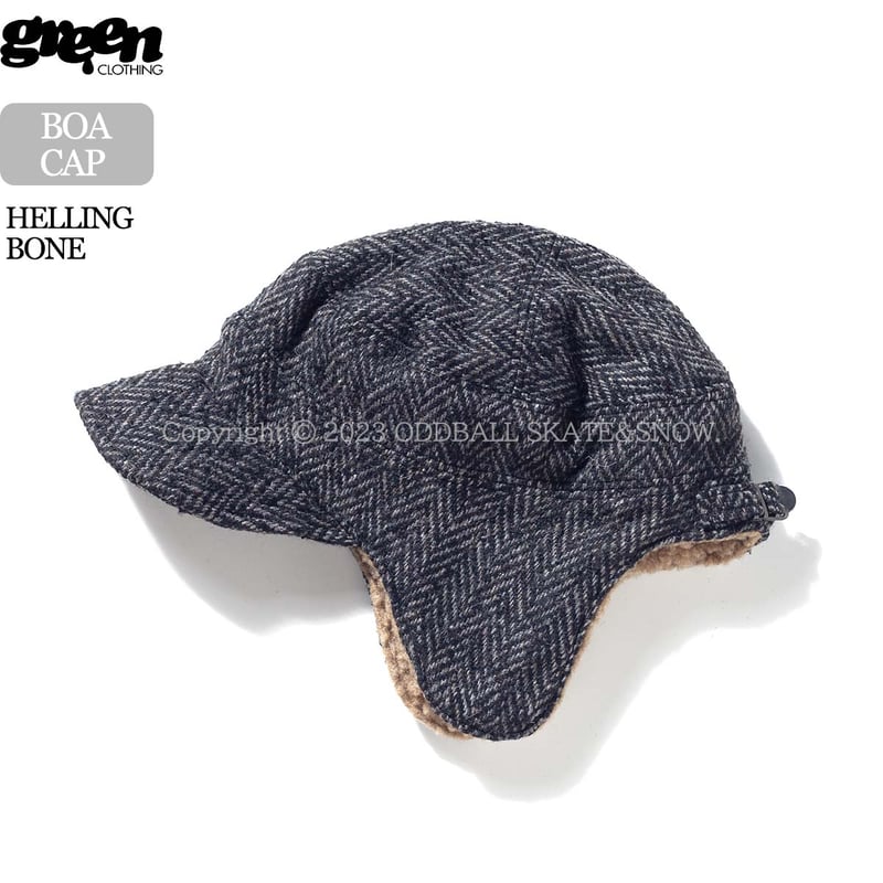 GREEN CLOTHING ボアキャップ Mサイズ GREEN CLOTHING グリーンクロージング】BOA CAP (ボアキャップ)