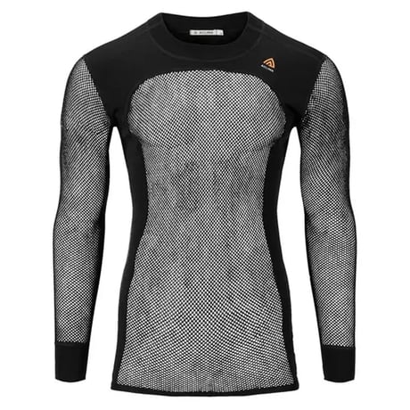 ACLIMA WOOLNET CREW NECK MEN'S Jet Black