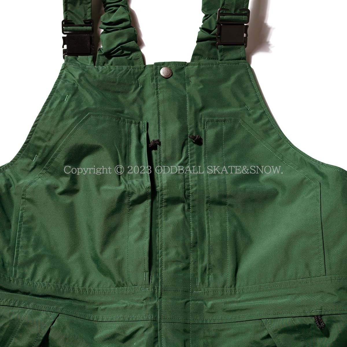 greenclothing bibpants グリーンクロージング　オリーブ　L 22-23]グリーンクロージング green clothing ビブパンツ L green