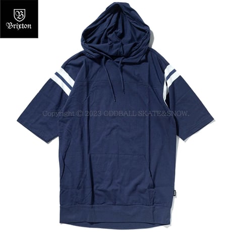 BRIXTON VOYAGER S/S HOOD KNIT NAVY XSサイズ