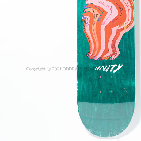 UNITY SKATEBOARDS PANCAKE TEAM 8.38 GREEN
