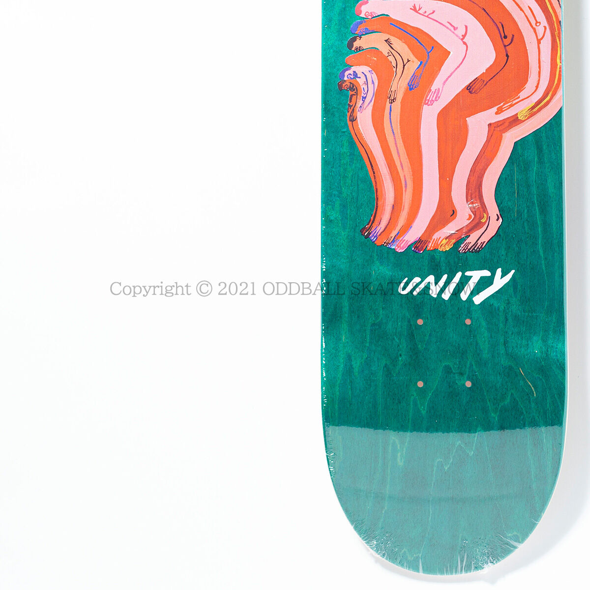 UNITY SKATEBOARDS PANCAKE TEAM 8.38 GREEN | ODD