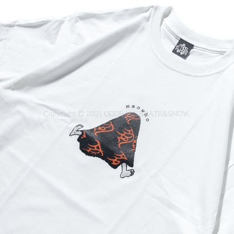 MAN WHO 万風小僧 TEE WHITE 街灯