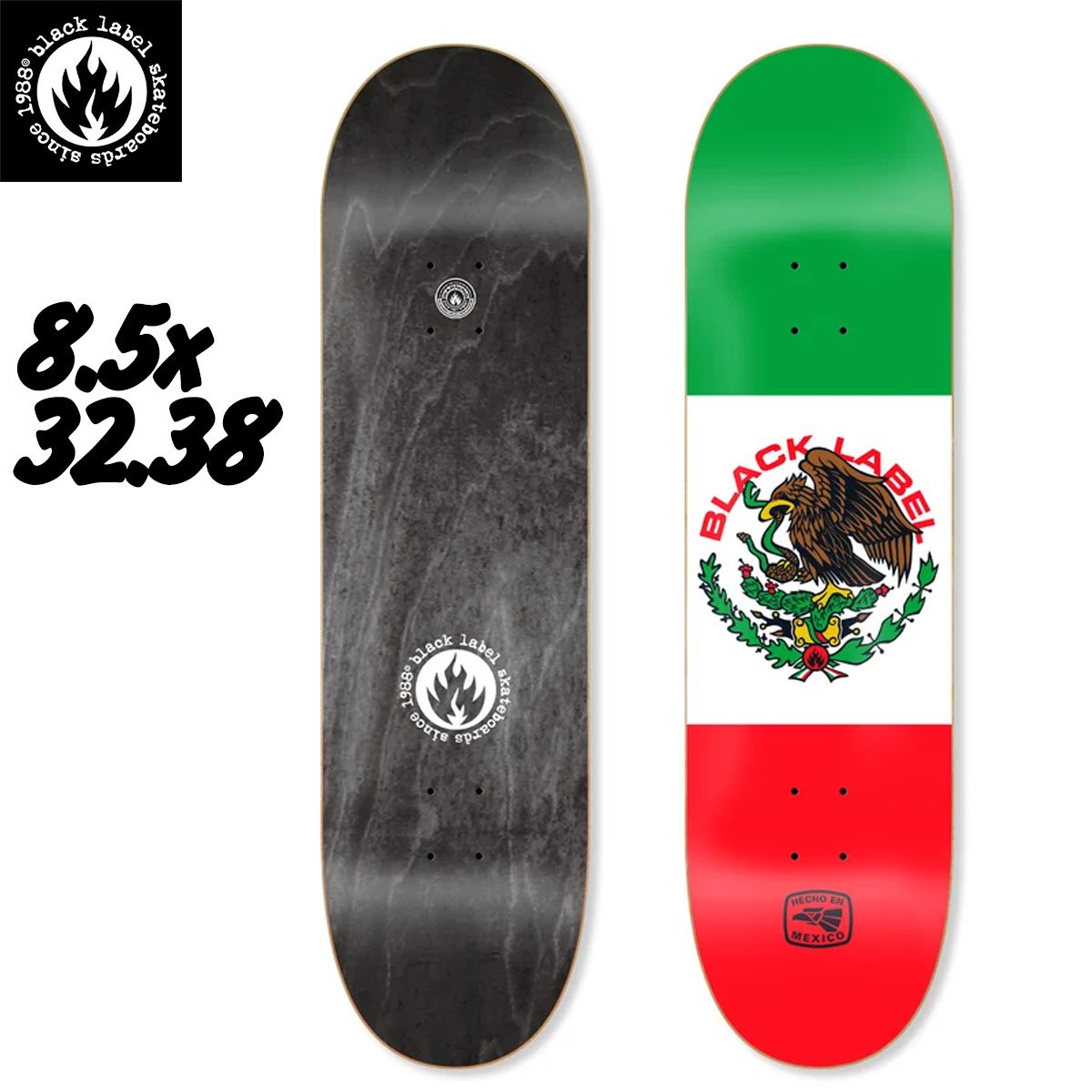 スケートボード Black Label deck BLACK LABEL ELEPHANT STACKED DECK (8.25 x 32.12﻿inch