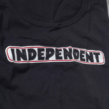 INDEPENDENT BAR LOGO TANK TOP black