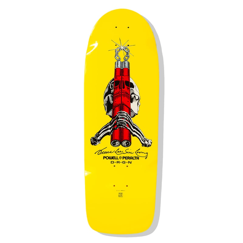 POWELL PERALTA BRUCE LEE X SKULL & NUMCHUCK DEC