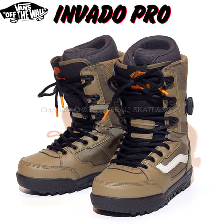 早期予約 24-25 VANS SNOWBOARD BOOTS INVADO PRO BLACK/OLIVE