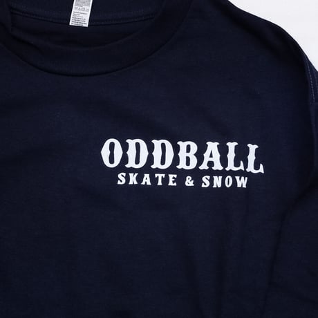 ODDBALL SKATE&SNOW TO START L/S TEE navy
