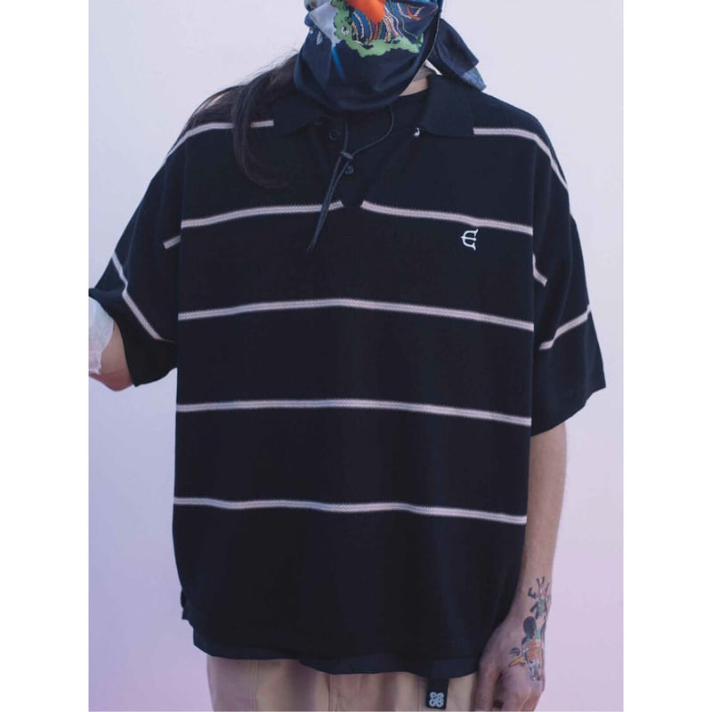 トップス EVISEN BAMBI BORDER POLO SHIRT / L EVISEN BAMBI BORDER POLO SHIRT | ODDBALL SKATE&