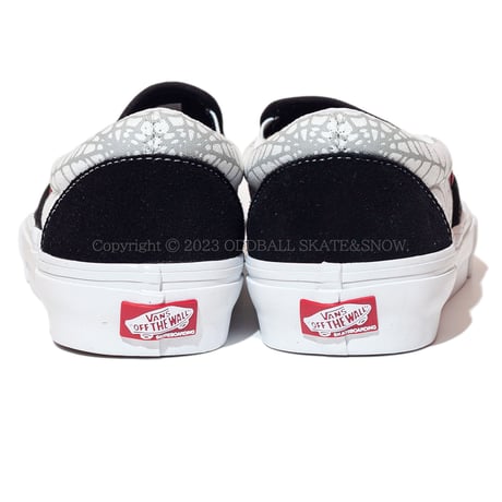 VANS SKATE SLIP-ON BLACK WIDOW SPIDER Black/White/Red VN0A5FCABWT
