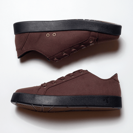 AREth 2026 EARLY LOLL Dark Brown vegan Suede