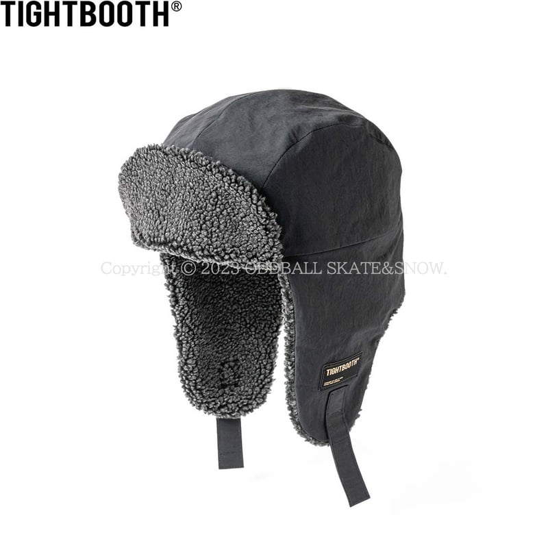 TIGHTBOOTH DOPE DYED FLIGHT CAP Black | ODDBALL