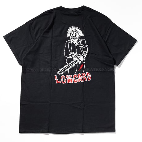 Lowcard LEATHER FAEC S/S TEE black