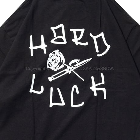 HARD LUCK Rose & Dagger S/S TEE black