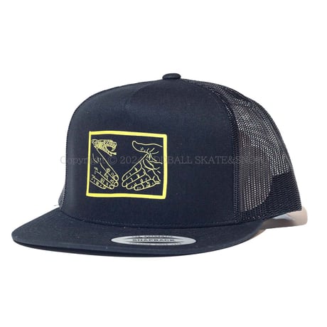 DOOM SAYERS Snake Shake Trucker Hat Black