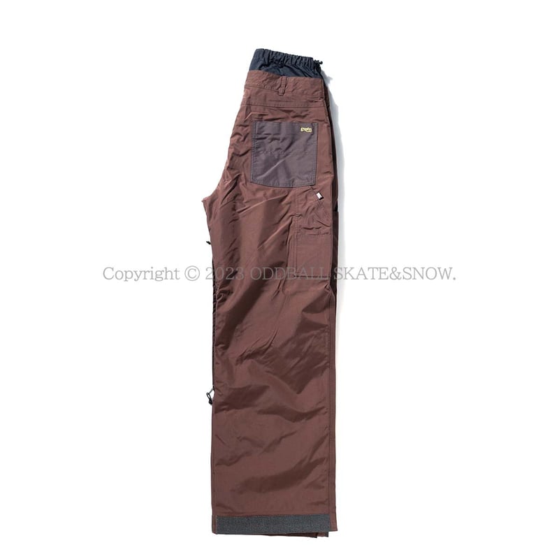 スノーボード GREEN CLOTHING 23-24 PAINTER PANTS green 23-24 GREEN CLOTHING PAINTER PANTS Brown/D.Brown