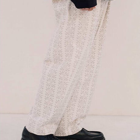 EVISEN SKATEBOARDS QR STRIPE DENIM PANTS