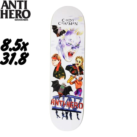 ANTI HERO SKATEBOARDS CODY CHAPMAN STILL BELIEVE DEBUT ONE-OFF ART BY MIKE G