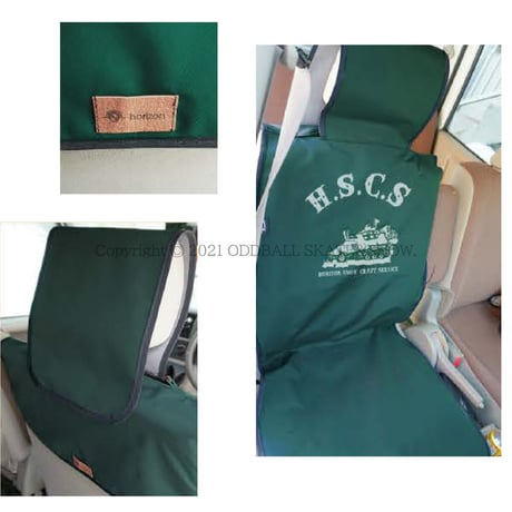 horizon 2022 DRIVE SEAT COVER DOUBLE NAME WITH GREEN CLOTHING