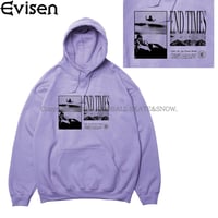 EVISEN SKATEBOARDS END TIMES HOODIE L.Purple