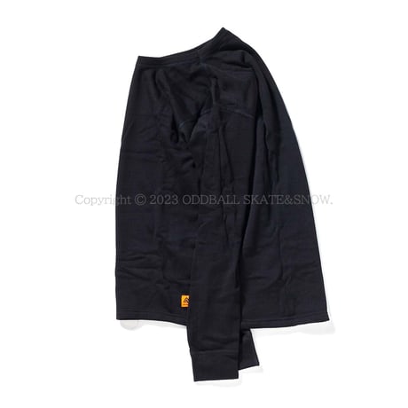 ACLIMA WOOLTERRY CREWNECK Jet Black