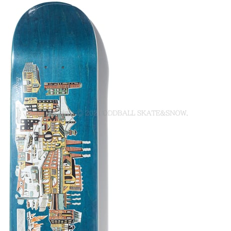 TRAFFIC INDUSTRIAL CITY BLOCKS DECK Art by Charlie Dunkel 8.25