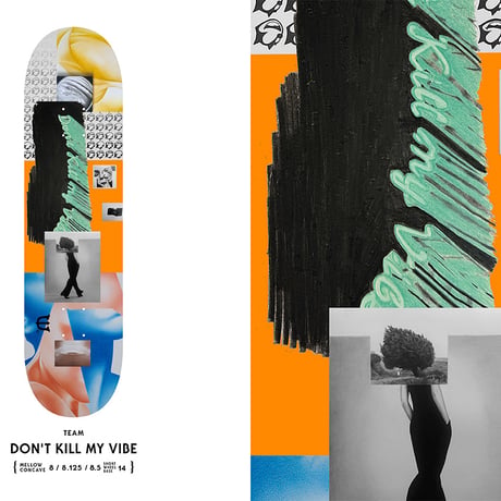 EVISEN SKATEBOARDS DON'T KILL MY VIBE MELLOW CONCAVE 8.5