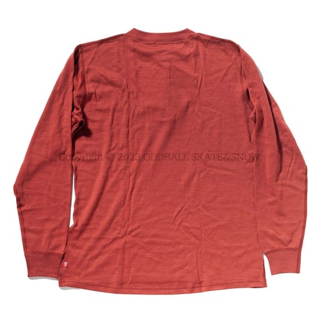 ACLIMA WarmWool Granddad Shirt Spiced Apple MEN'S