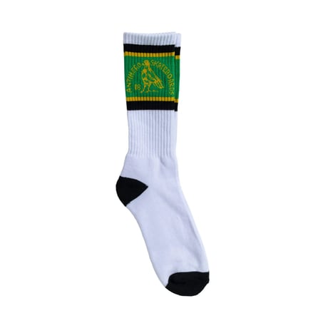ANTI HERO CLUBHOUSE SOCK White/Green/Black