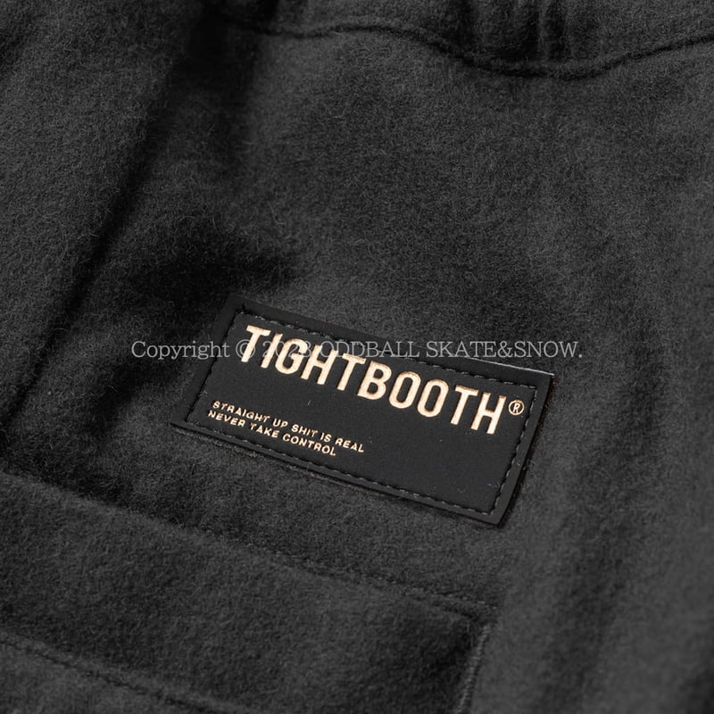 Tightbooth Wool Baggy Slacks Black | ODDBALL SK