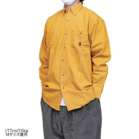 ODDBALL ORIGINAL BD DENIM L/S SHIRT musterd