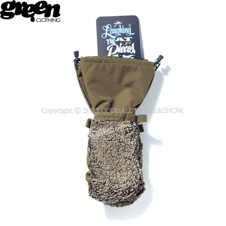 23-24 GREEN CLOTHING FAR OUT MITT Military
