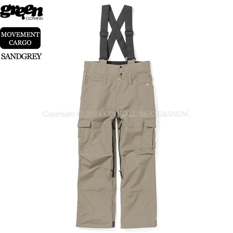 24-25 早期予約 GREEN CLOTHING MOVEMENT CARGO | ODDB 24-25 早期予約 GREEN CLOTHING MOVEMENT CARGO | ODDB