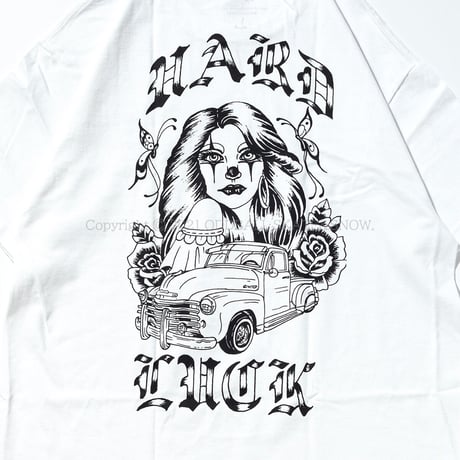 HARD LUCK WHO’S CLOWNIN WHO S/S TEE white